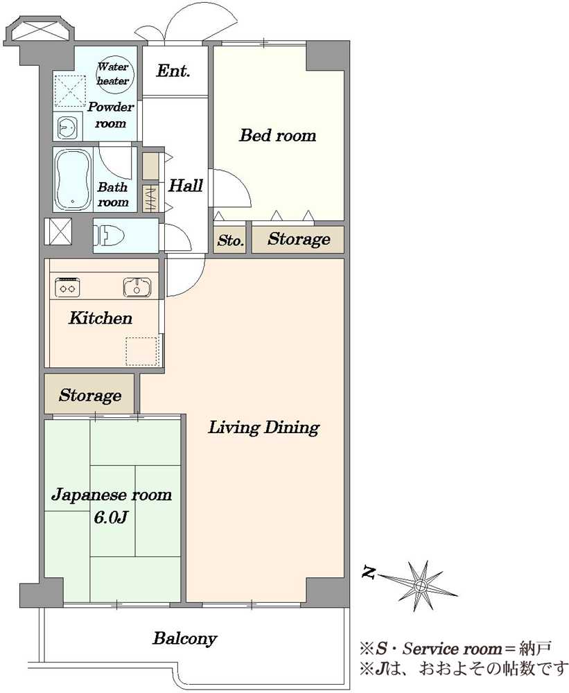 メゾン浦和A棟の間取図