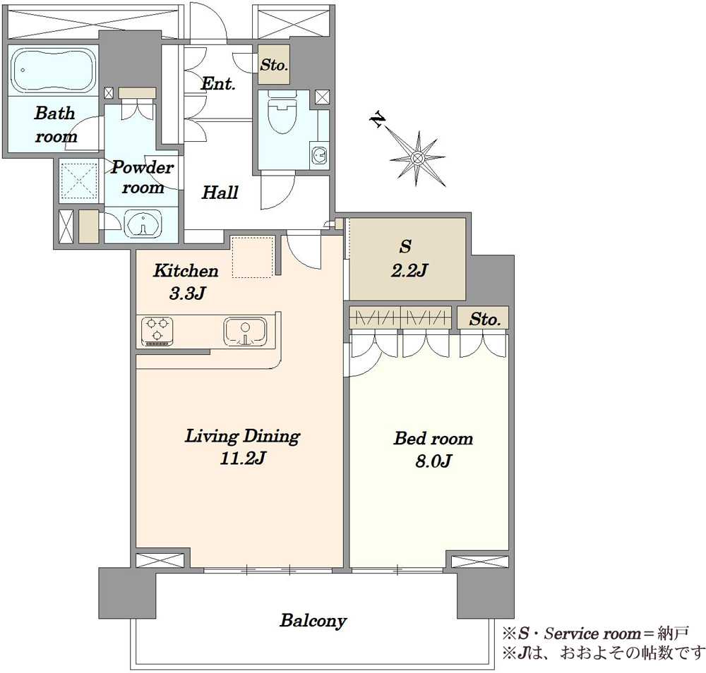 ザ・ヨコハマタワーズ タワーウエストの間取図