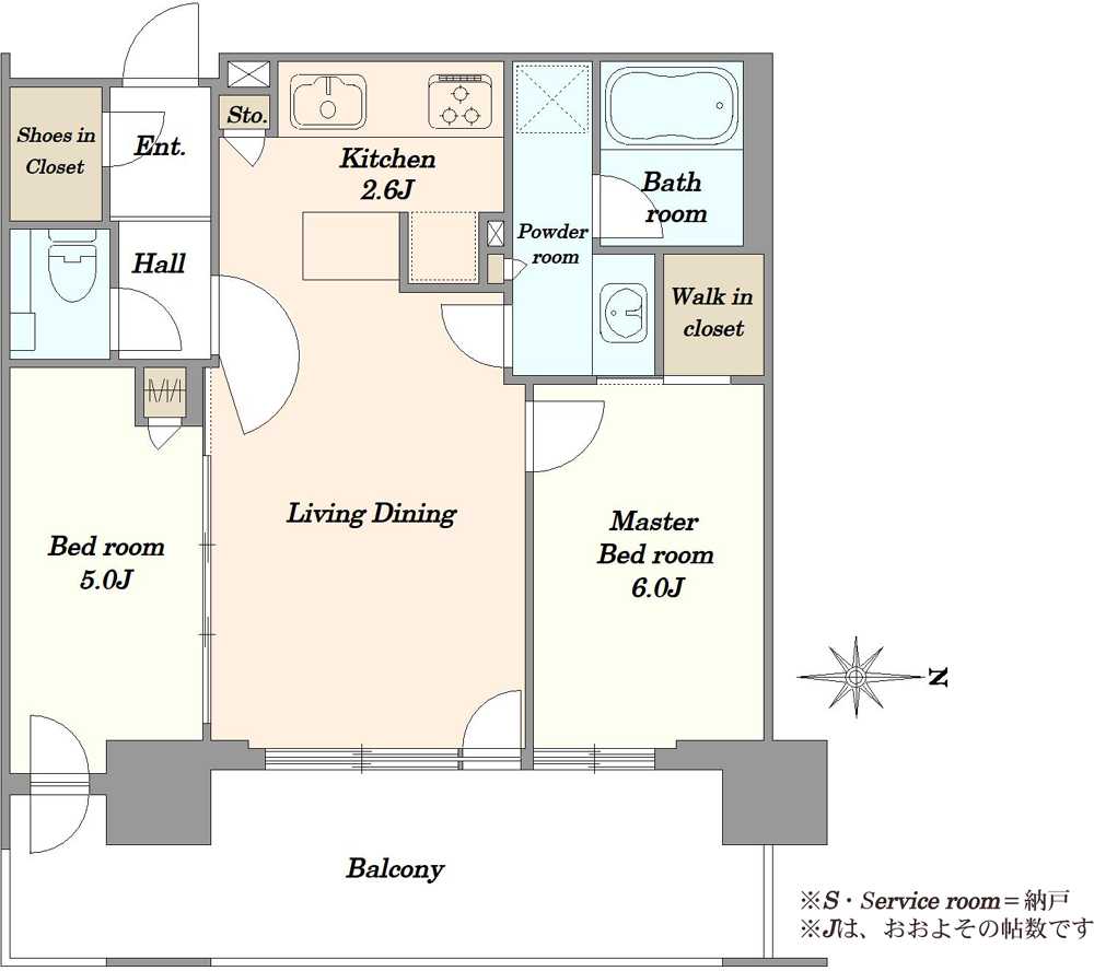 品川イーストシティタワーの間取図