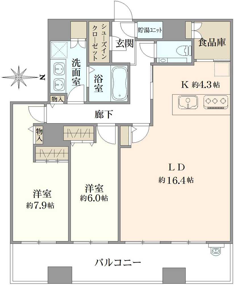 ラゾーナ川崎レジデンスセントラルタワーの間取図