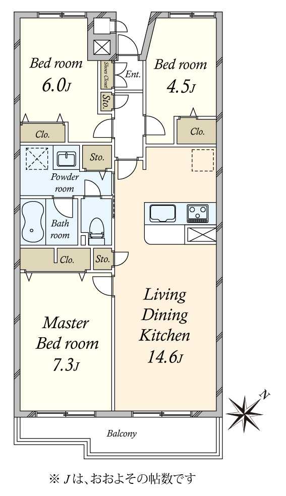 ハイホーム南大井の間取図