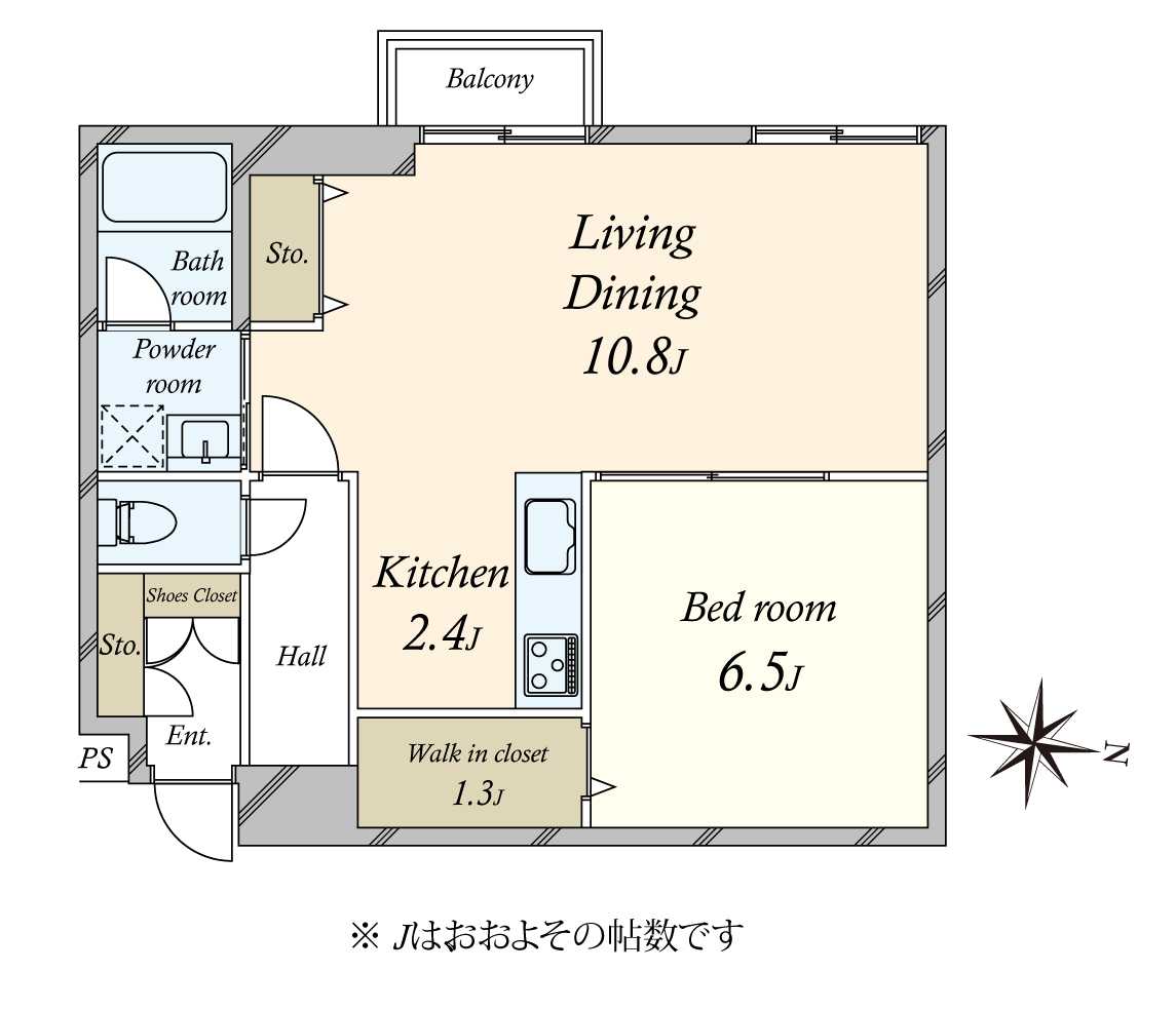 逗子シーサイドハイツの間取図