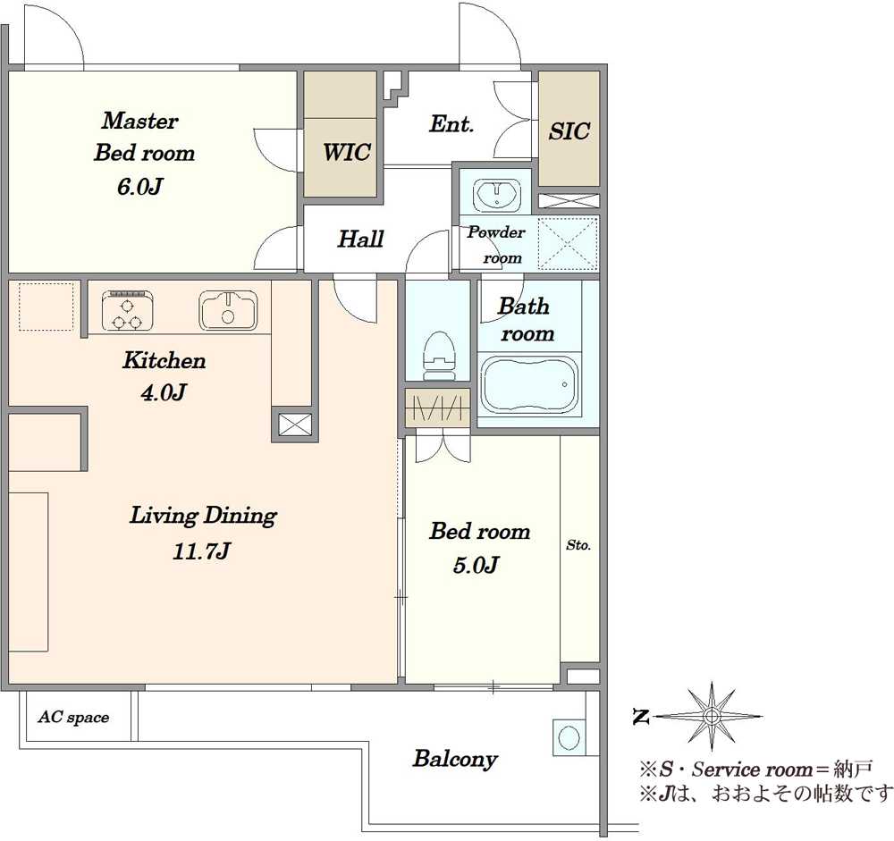 リリーゼ目白近衛町の間取図