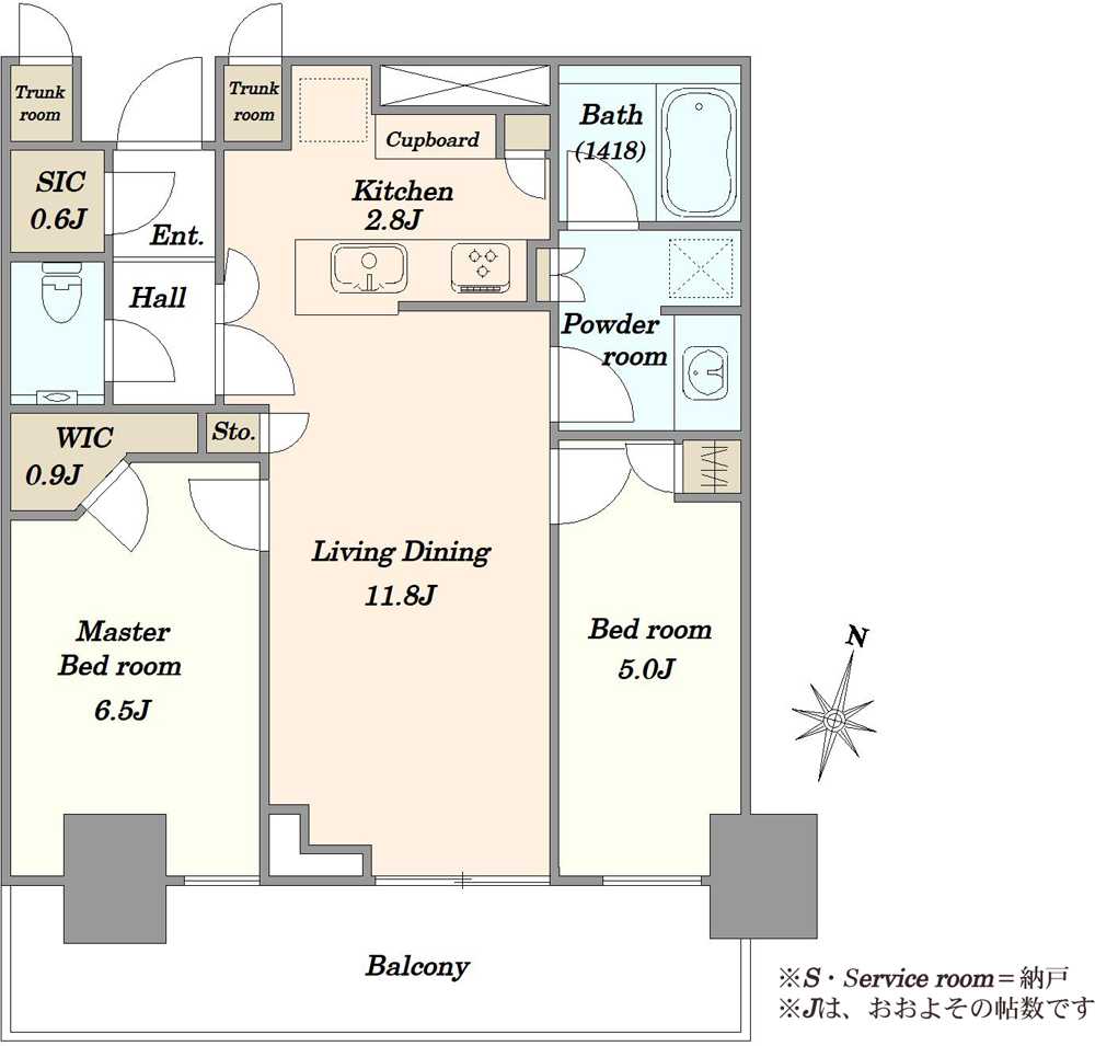 パークタワー西新宿の間取図