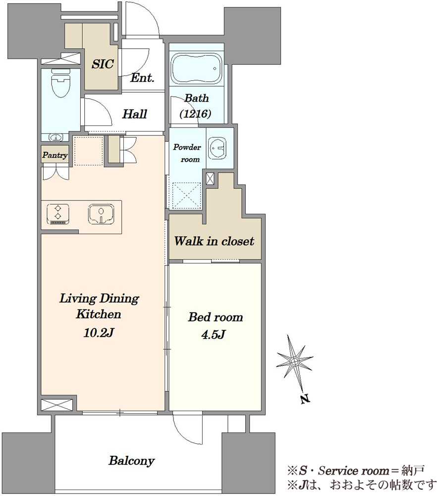 クラッシィハウス神田錦町の間取図