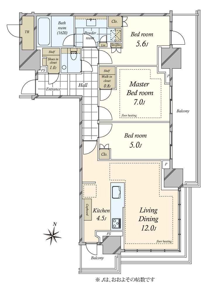 パークタワー西新宿の間取図