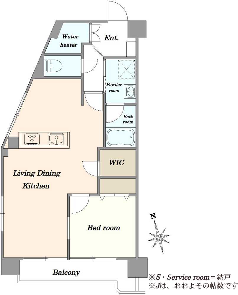 グリーンキャピタル神楽坂の間取図