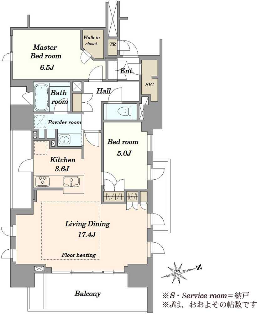 プラウド文京関口の間取図
