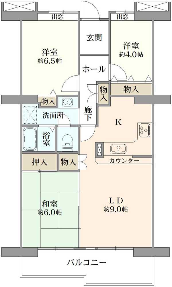 アルビス池田第弐参号棟の間取図
