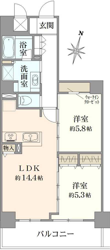 アイディーコート田無WESTの間取図