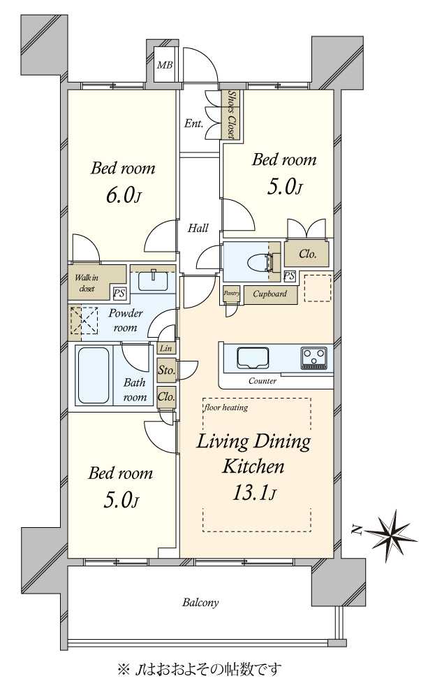 プレシス大宮アルティアの間取図