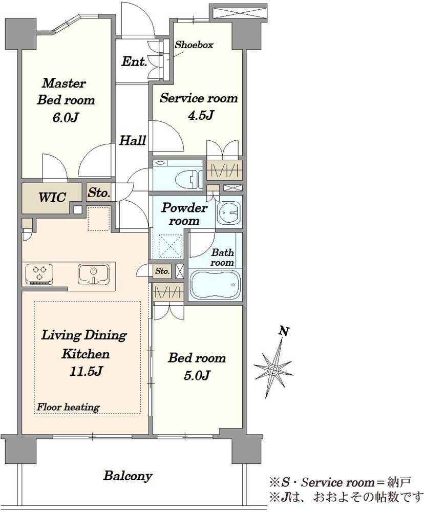 プレシス大宮土呂の間取図