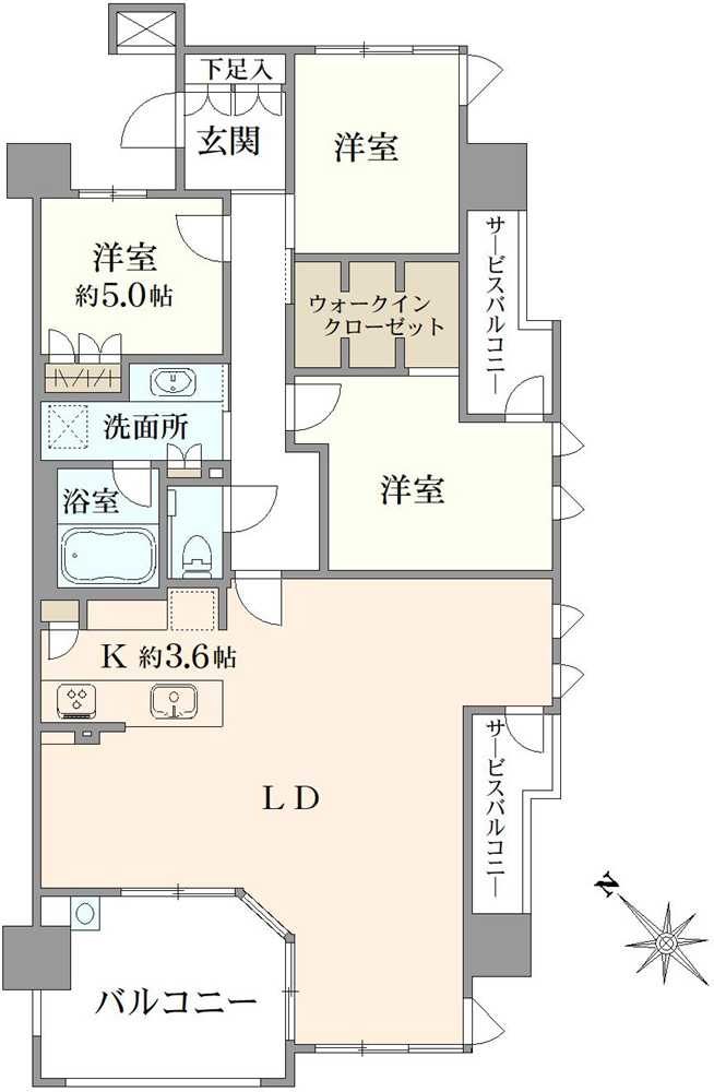 Forest One 八事清水ヶ岡の間取図