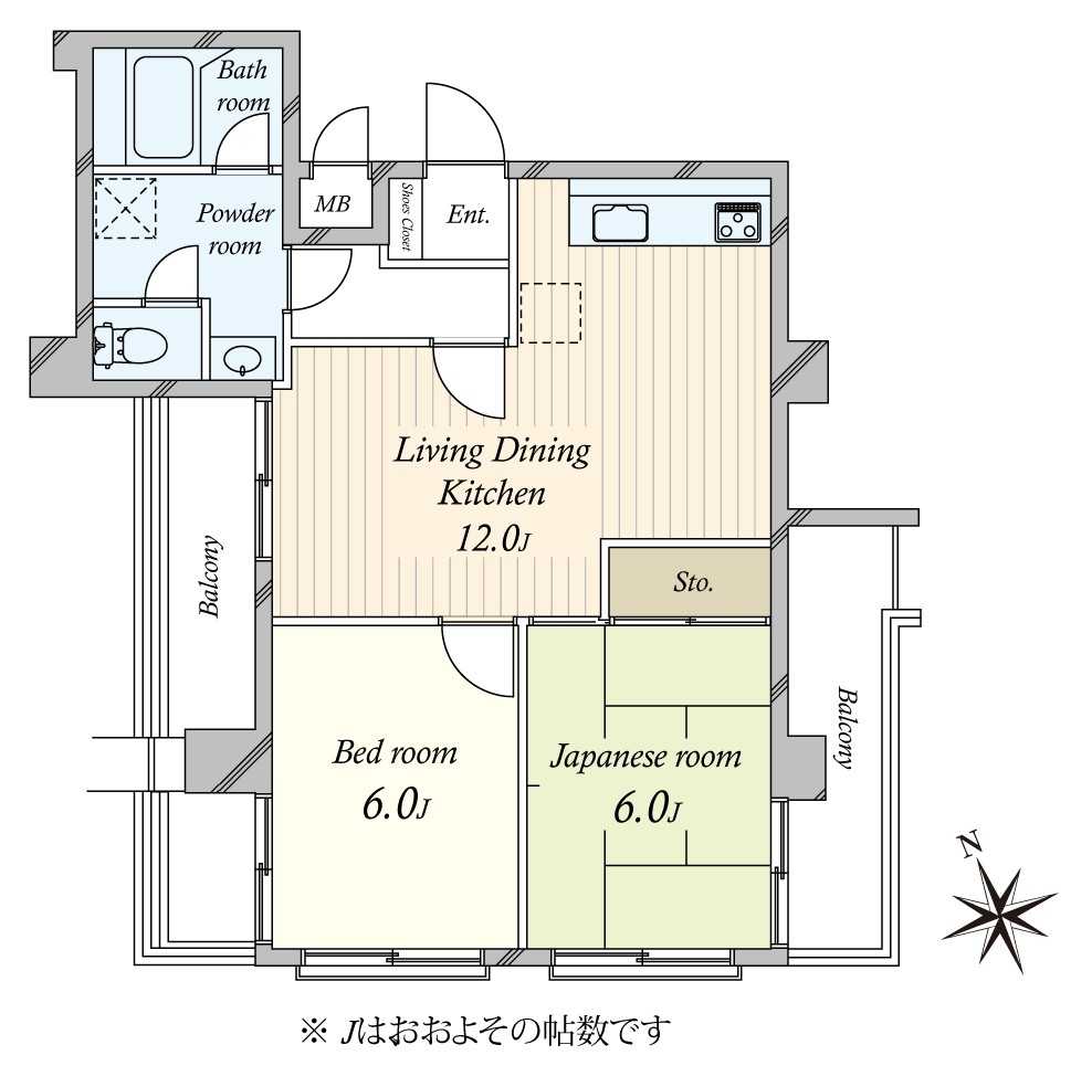 ネオハイツ田町の間取図