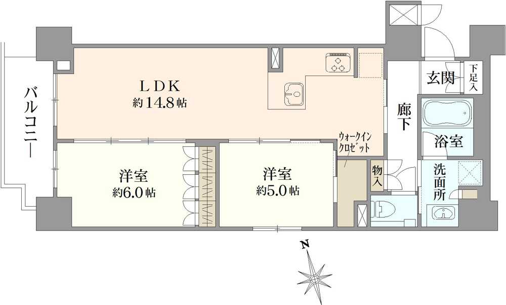 ヴィオス山科音羽マナーズ別邸の間取図