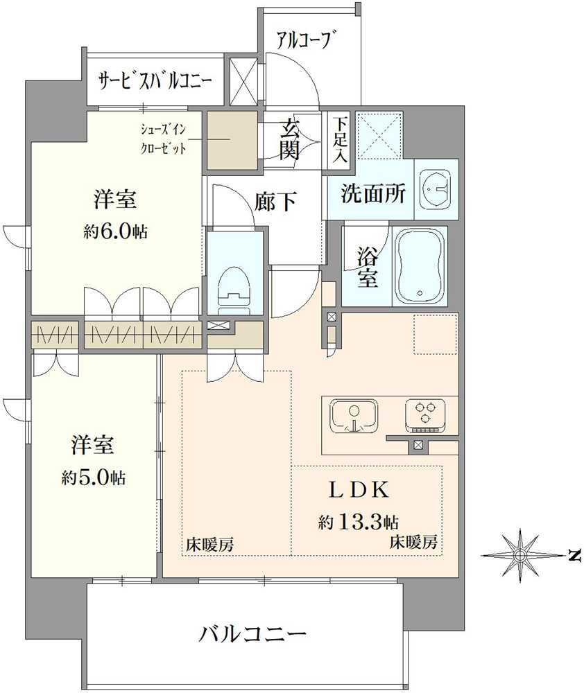 ザ・テラス京都グランターミナルの間取図