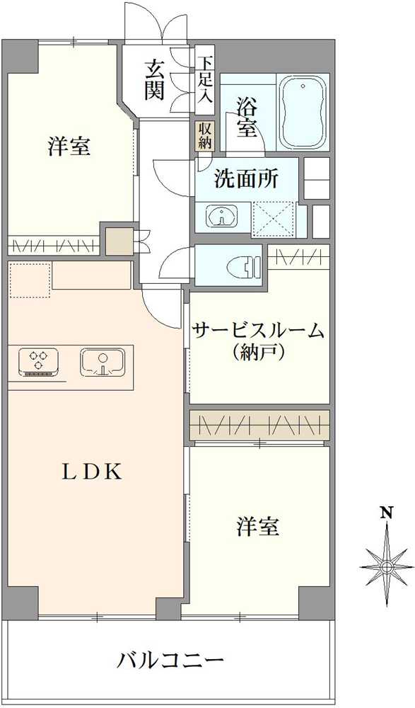 エムエフ両国の間取図