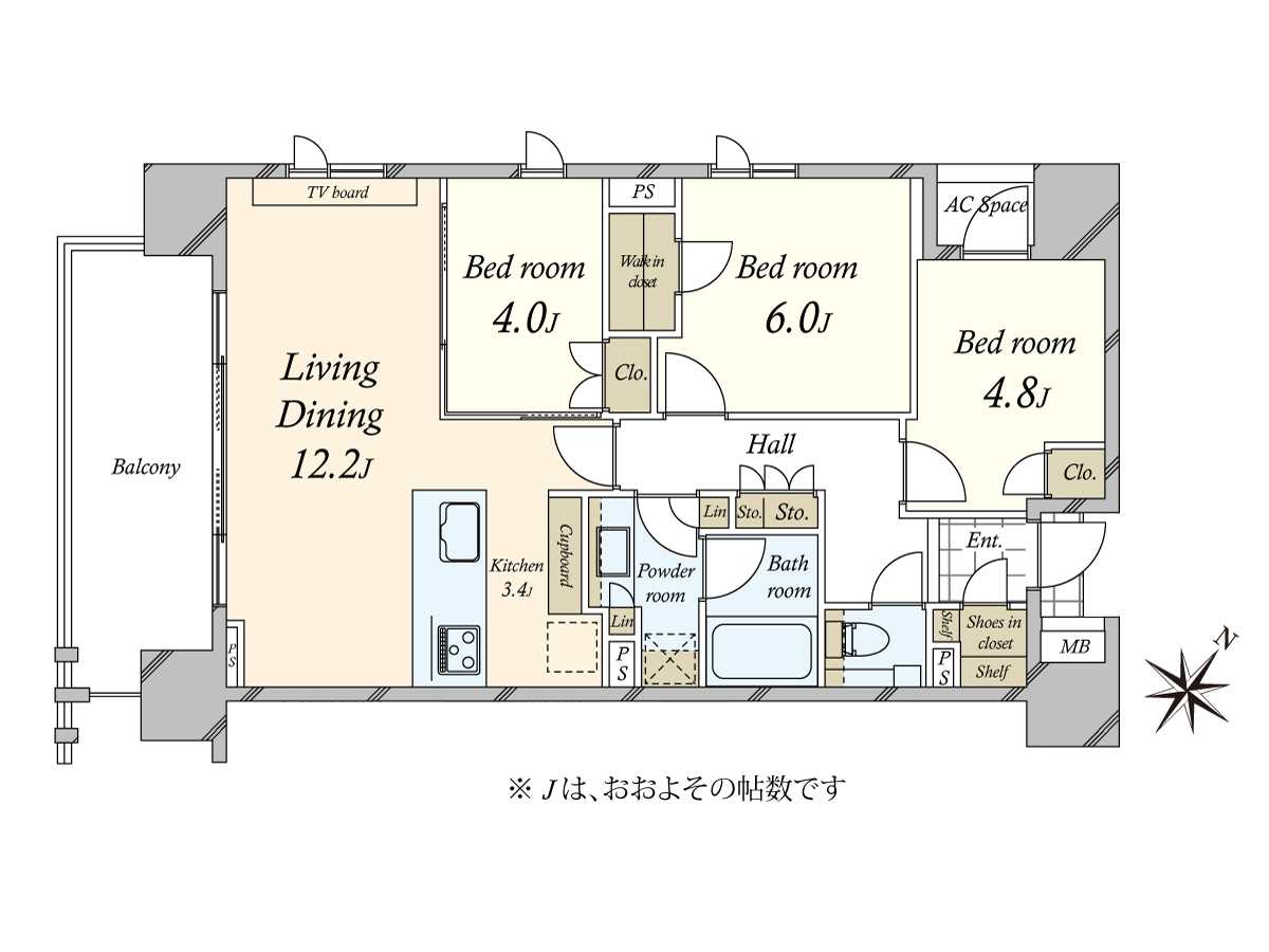 アトラス千代田御茶ノ水の間取図