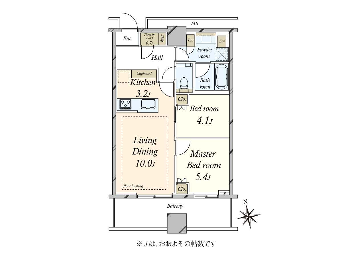 WORLD TOWER RESIDENCEの間取図
