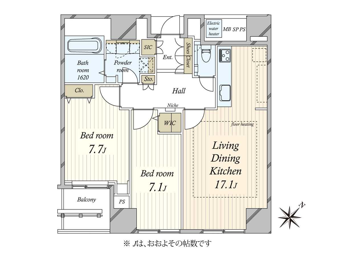 青山ザ・タワー の間取図