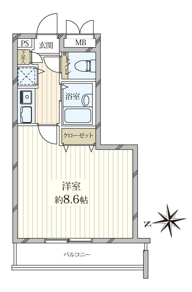 ジョイシティ品川の間取図
