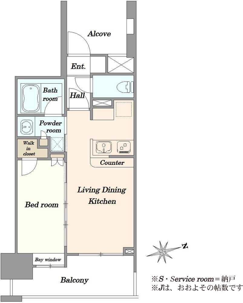 グローベルザ・スイート上野の間取図