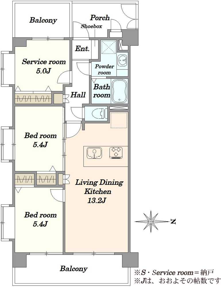 センチュリー西新井Iの間取図
