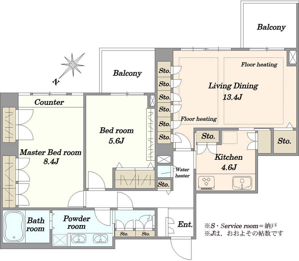 フォルム上池台の間取図