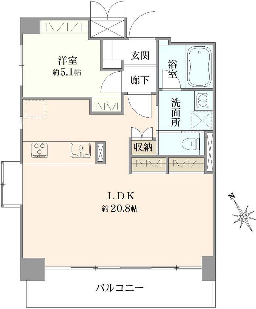 グランヴェール南馬込の間取図