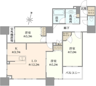 S4タワーの間取図