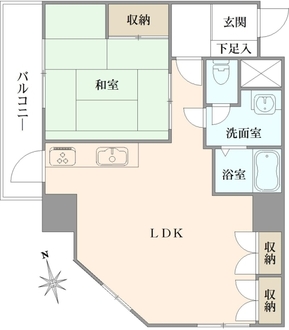 ニューライフ西早稲田の間取図