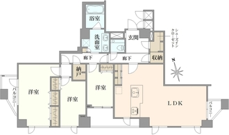 サンウッド目白台の間取図