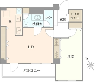 小田急千駄ヶ谷22番館の間取図
