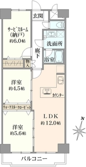 エンゼルハイム門前仲町の間取図