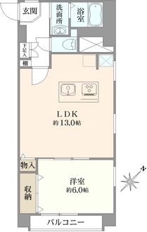 阿佐ヶ谷陵雲閣マンションの間取図