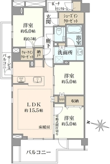 プラウド平和台テラスの間取図