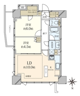 シティタワー大泉学園の間取図