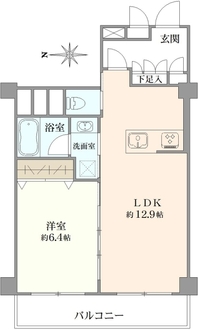 NK五反田コータースの間取図