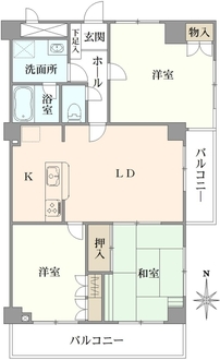 フォレスト国立の間取図