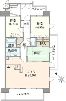 グランシティレイディアントタワーR棟の間取図