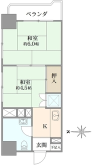 藤和亀有コープの間取図