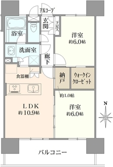 ミオカステーロ浅草入谷の間取図