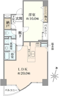 ディアシティ赤羽の間取図