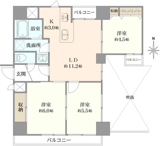 フィエルテ四条烏丸シュッドの間取図