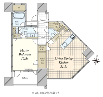 パークコート渋谷ザタワーの間取図