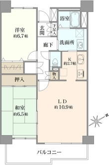 リノア北赤羽の間取図