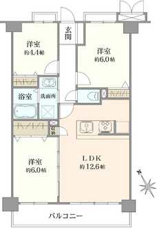 藤和シティコープ東浦和の間取図