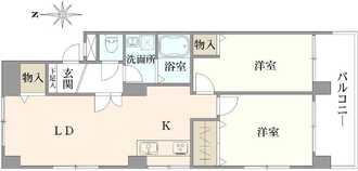 マイハウスマンションの間取図