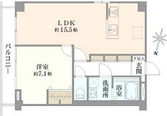 レイニオン岸町の間取図