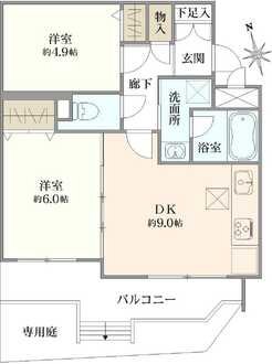 ライオンズマンション川口南町の間取図